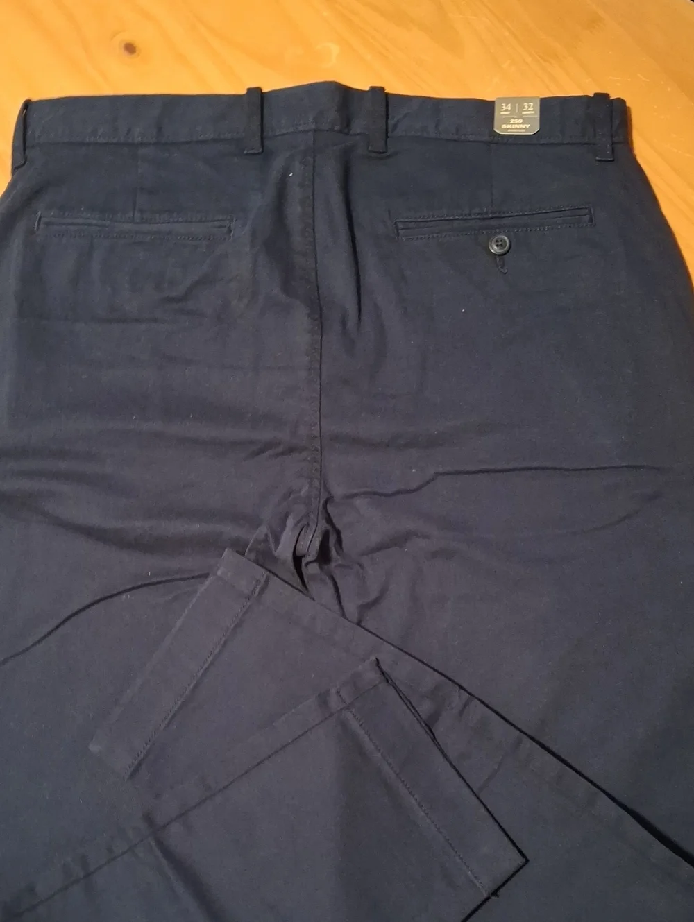 J. Crew Slim Navy Blue Men's Chinos